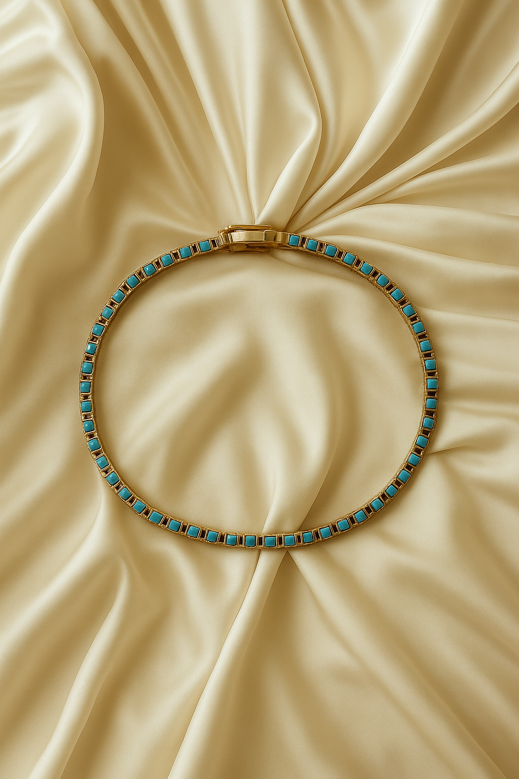Elegant Crystal Tennis Bracelets – Red, Green & Blue Variants