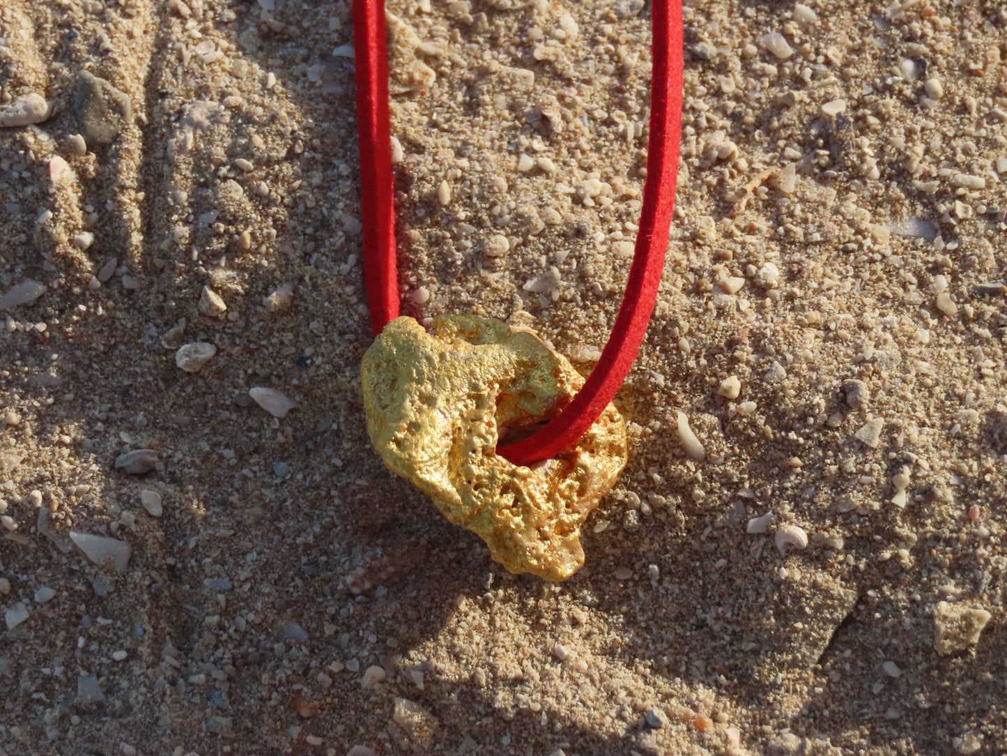 Ocean Shell Necklace Collection – Handcrafted Shell Pendants on Red Cord