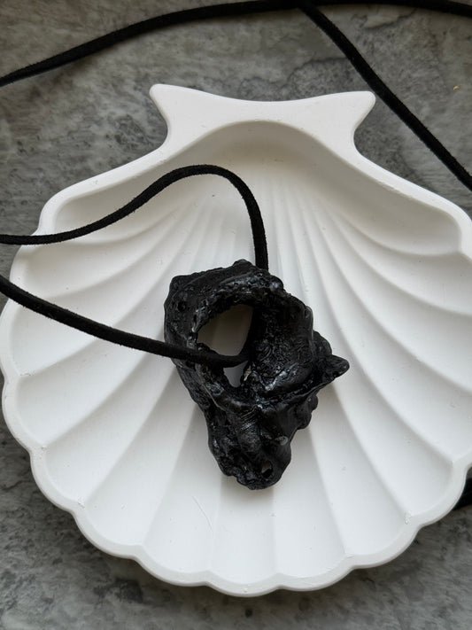Black Coral Pendant