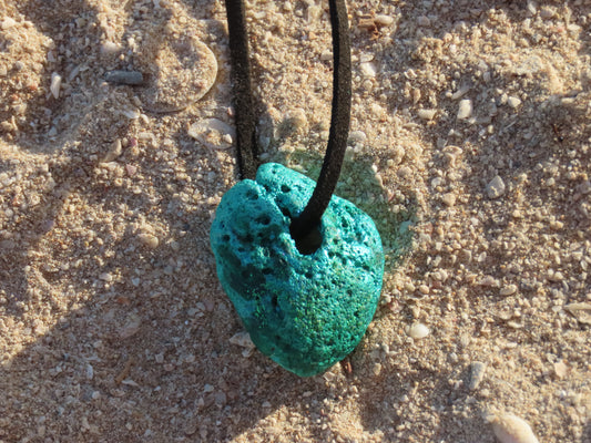 Green Coral Shell Necklace